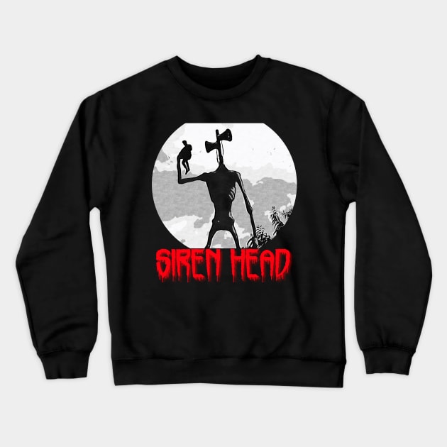 Siren Head Crewneck Sweatshirt by ZenCloak